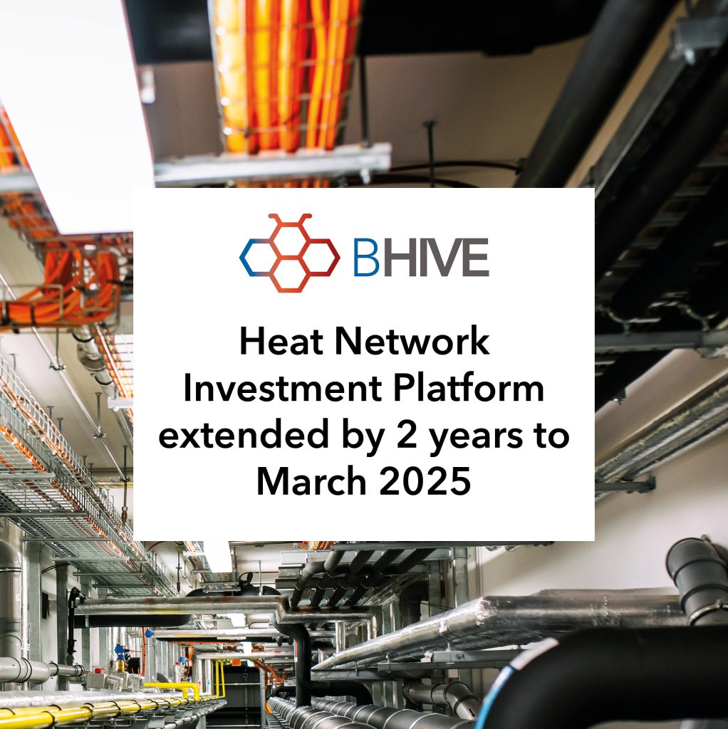 Heat Network Investment Platform extended by 2 years to March 2025