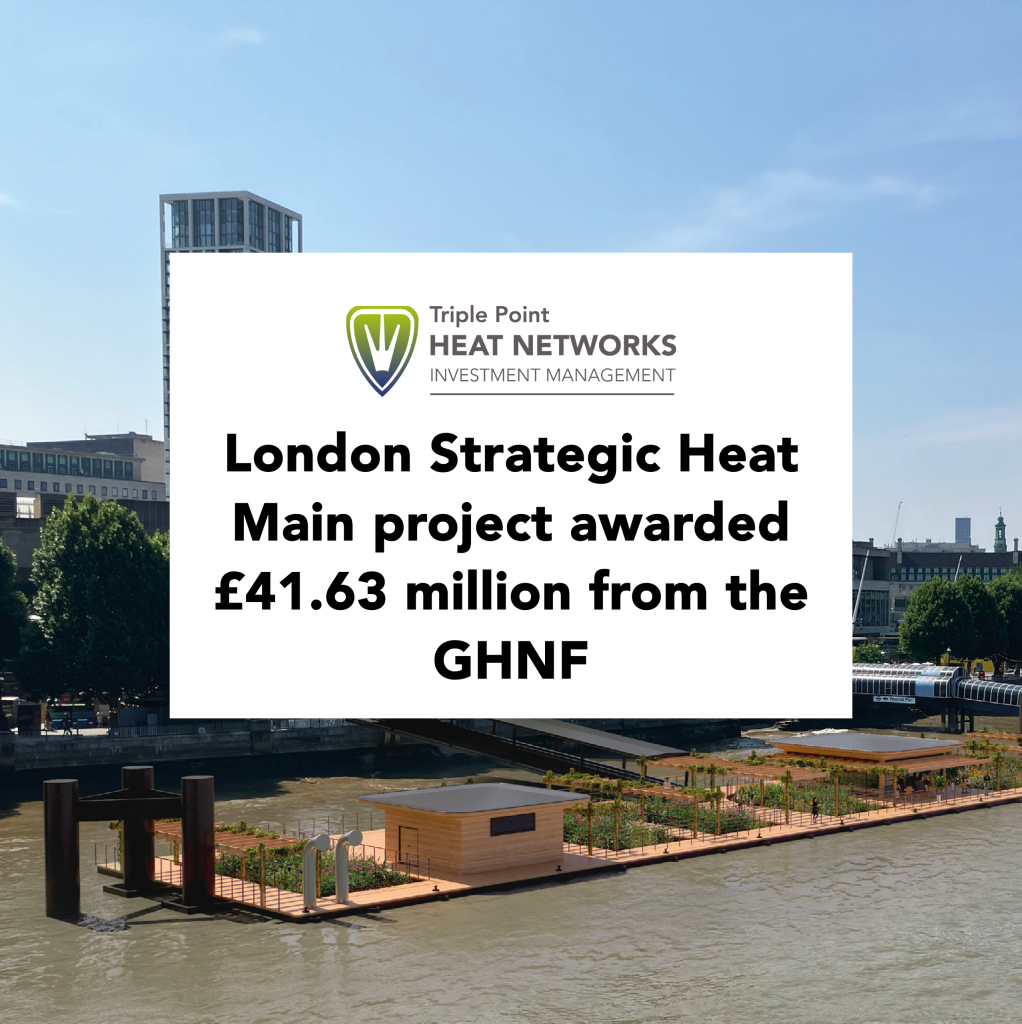 London Strategic Heat Main project awarded £41.63 million from the GHNF